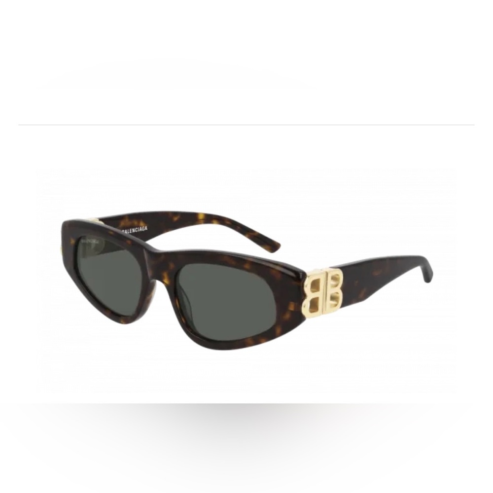 Balenciaga Tortoise Shell Sunglasses